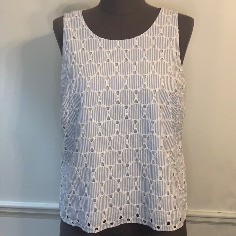 Banana Republic Eyelet Top